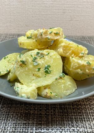 新じゃが芋と薩摩芋芋のホットサラダ🍠-レシピのメイン写真