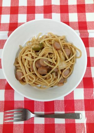 トマトケチャップでつくるナポリタン-レシピのメイン写真