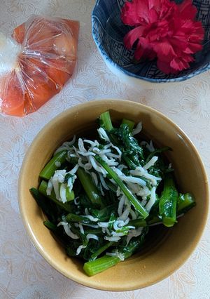 簡単★春菊としらすのナムル-レシピのメイン写真