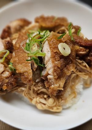 ヘルシーチキンステーキ丼-レシピのメイン写真