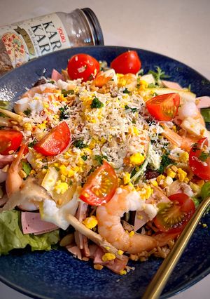 パワーサラダ🥗　海老とハム入り-レシピのメイン写真