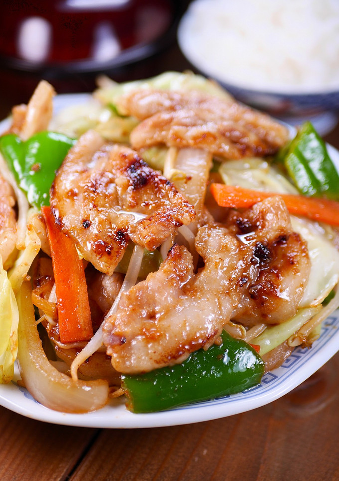 豚の味噌みりん漬け焼きの♪肉野菜炒め🤩🍚-レシピのメイン写真