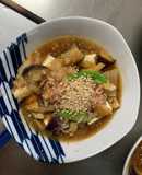 年越しにレンジ野菜あんかけ中華柚子湯豆腐