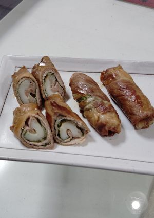 梅肉味の肉巻きちくわ-レシピのメイン写真