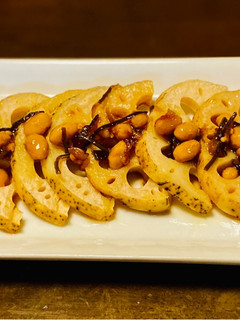 食べる梅だし、レンコンのグリル焼き!-レシピのメイン写真