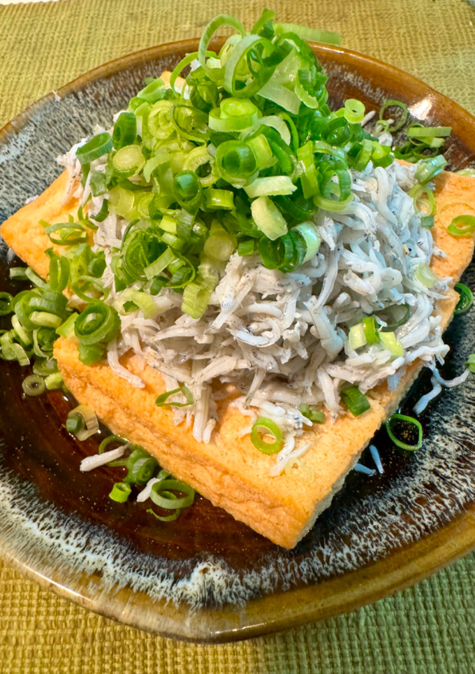 厚揚げの大根おろし、しらすと小ネギ-レシピのメイン写真