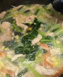 小松菜と鶏ムネ肉のさっぱり炒め