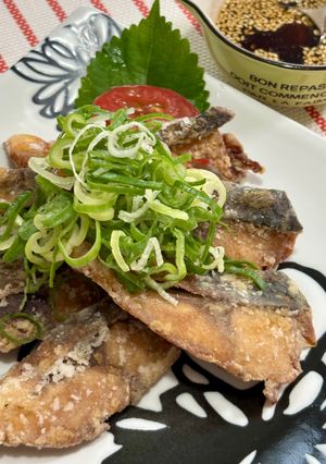さばの竜田揚げ♡ネギ酢ダレを乗っけて♪-レシピのメイン写真