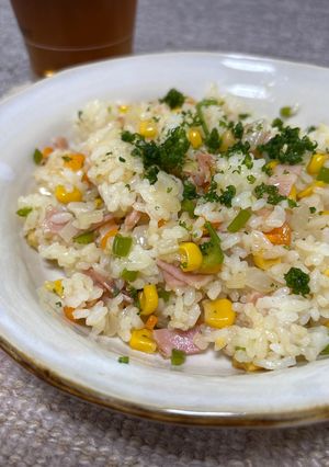 余ったご飯で作る、ピラフ風バターライス-レシピのメイン写真