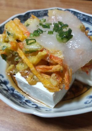 豆腐とかき揚げの大根おろしあんかけ-レシピのメイン写真