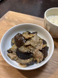 レンチンで時短!なすと豚肉の味噌炒め-レシピのメイン写真