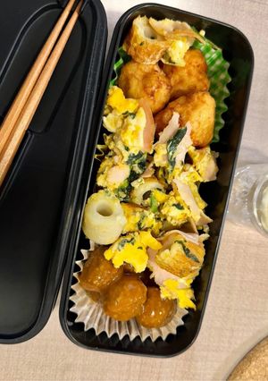 簡単！ハム卵ちくわの炒めもの♬お弁当にも-レシピのメイン写真