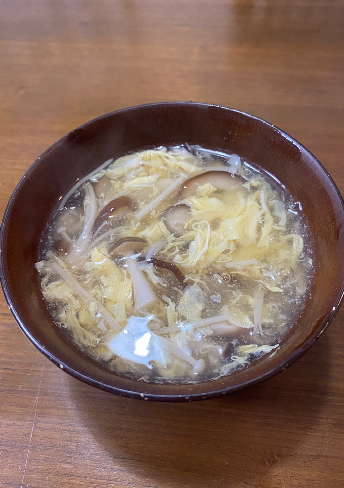 あやぷ用　卵ときのこのとろとろスープ-レシピのメイン写真