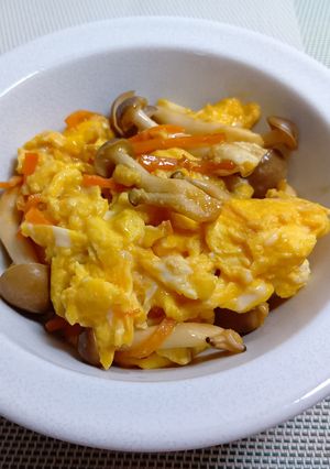 ふわとろ卵と野菜のオイスターソース炒め-レシピのメイン写真