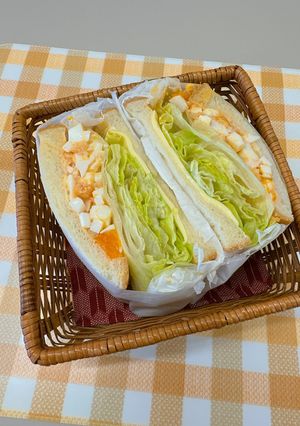 レタスたまごサンド-レシピのメイン写真