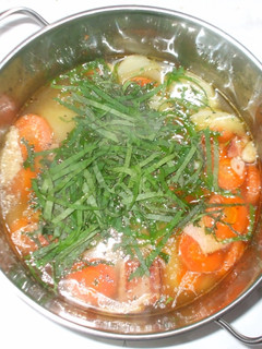 にんにくスープ♪簡単レシピ大葉じゃが芋-レシピのメイン写真