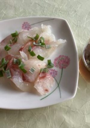 鯛の中華風カルパッチョ-レシピのメイン写真