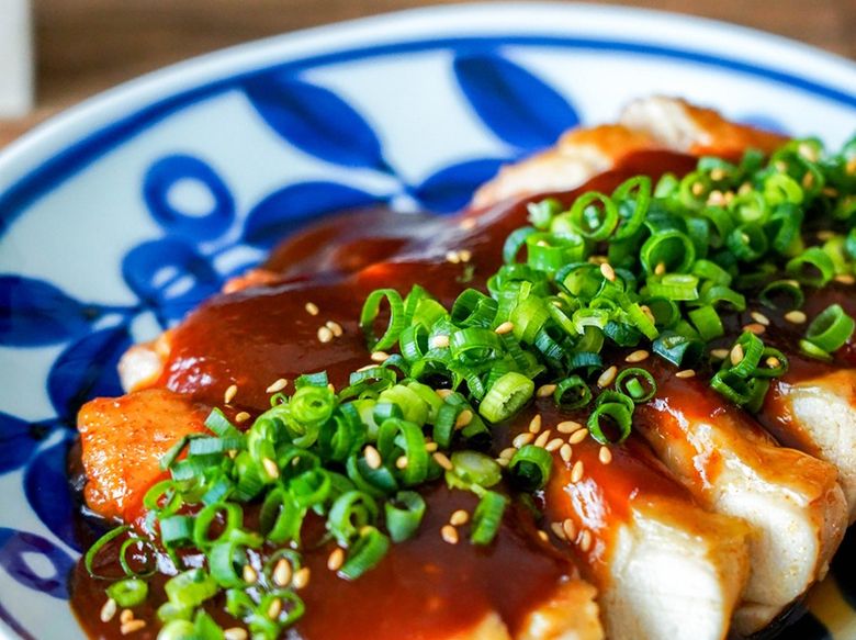 旨辛！レンジで完結！韓国風鶏チャーシュー