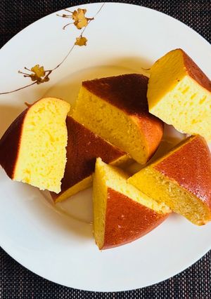 炊飯器で、カステラ-レシピのメイン写真