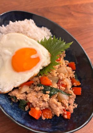大葉で！ガパオライス-レシピのメイン写真