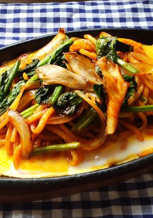 ソフト麺で！名古屋名物鉄板ナポリタン♪-レシピのメイン写真