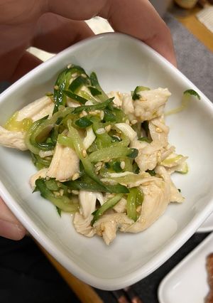 2日で食べる！鶏ささみと胡瓜のポン酢和え-レシピのメイン写真