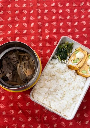 牛丼弁当〜スープジャーで〜-レシピのメイン写真