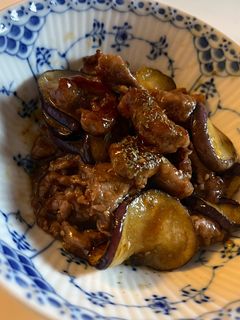 茄子と牛肉炒め-レシピのメイン写真