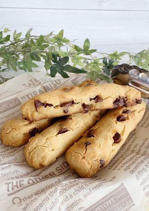 【ポリ袋で簡単】米粉チョコスティックパン-レシピのメイン写真