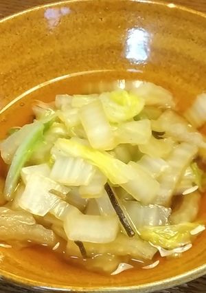味つけ簡単！白菜の塩昆布さっと煮-レシピのメイン写真