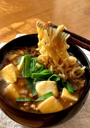 あったまる〜＊麻婆豆腐ラーメン＊-レシピのメイン写真