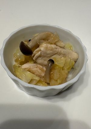 鶏ささみとキャベツのみぞれ煮-レシピのメイン写真