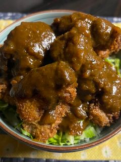 カレー豚バラ大根かつ丼-レシピのメイン写真