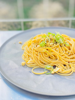 香ばし黒ごまとナッツのピリ辛和風パスタ-レシピのメイン写真