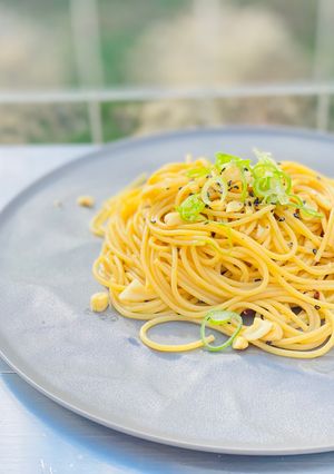 香ばし黒ごまとナッツのピリ辛和風パスタ-レシピのメイン写真