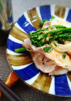 ＊新玉葱と豚しゃぶ肉のレンジ蒸し＊-レシピのメイン写真