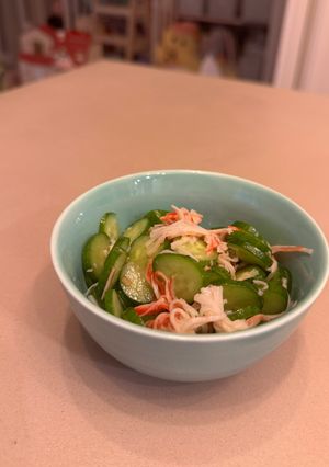 きゅうりとカニかまのごま油和え-レシピのメイン写真