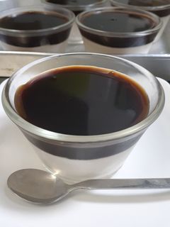 簡単カフェオレムース♡コーヒーゼリーのせ-レシピのメイン写真