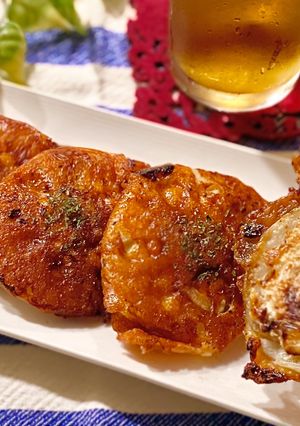レンコンと鶏ひき肉の☆カリカリチーズ焼き-レシピのメイン写真