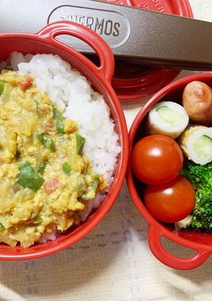 12/29 お疲れ様キーマカレーお弁当-レシピのメイン写真