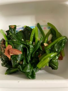 給食 ほうれん草 サラダ アーモンド-レシピのメイン写真