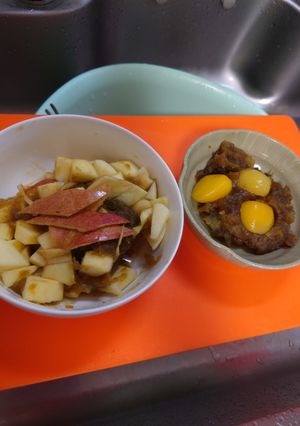 りんごきんとん、栗きんとん-レシピのメイン写真