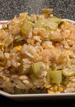 ぬか漬け大根葉で高菜炒飯超えの大根葉炒飯-レシピのメイン写真
