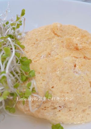 たらこいりレンチン卵豆腐-レシピのメイン写真