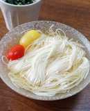 根昆布で作った昆布水そうめん