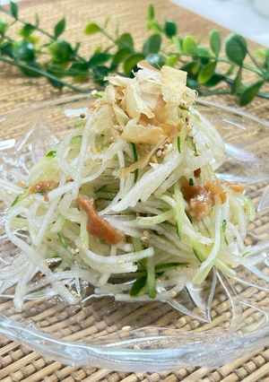 大根と胡瓜の梅サラダ-レシピのメイン写真