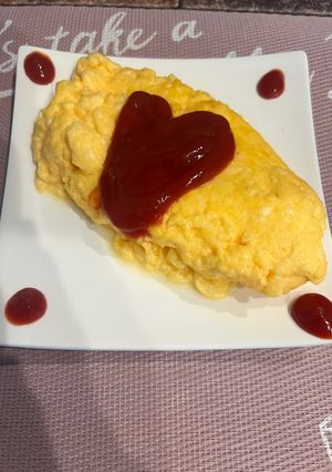 ふわふわオムレツ-レシピのメイン写真