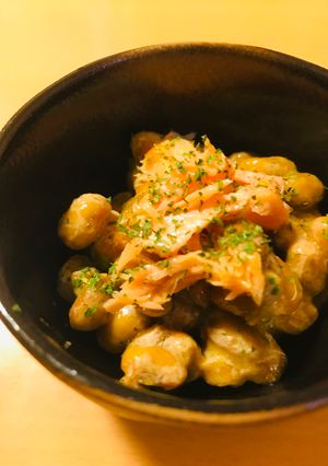 毎日の納豆●焼き鮭の切り身と-レシピのメイン写真