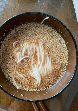 お一人様☆簡単洋風オイトマトごま素麺汁-レシピのメイン写真