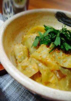＊レンジで味噌マヨ生姜とろとろナス＊-レシピのメイン写真